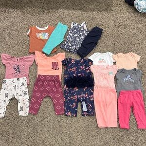 Baby Girl Spring 6-9 Month Outfits